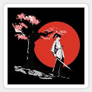 Sakura Samurai Magnet